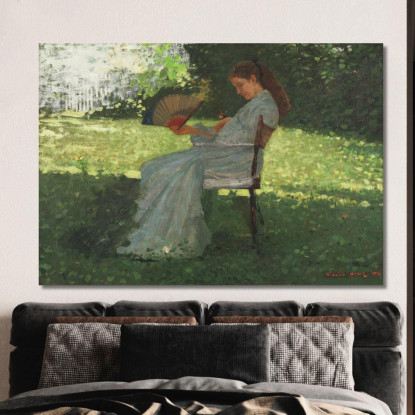 The Butterfly Winslow Homer canvas print