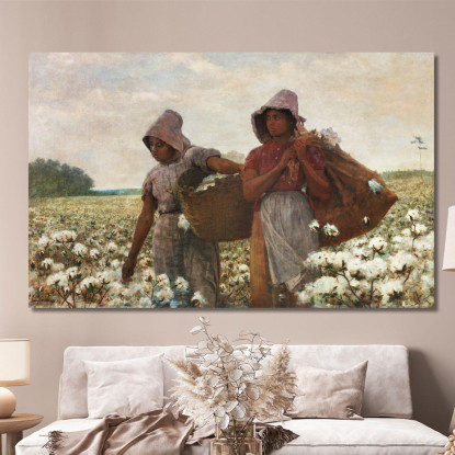 Los Recolectores De Algodón Winslow Homer cuadro en lienzo