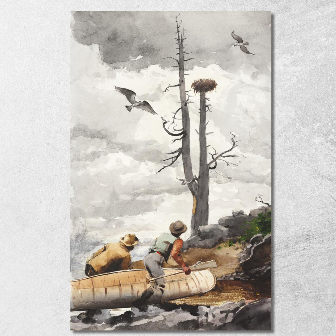 Le Nid D'Aigle Winslow Homer tableau impression sur toile Le Nid D'Aigle Winslow Homer tableau impression sur toile