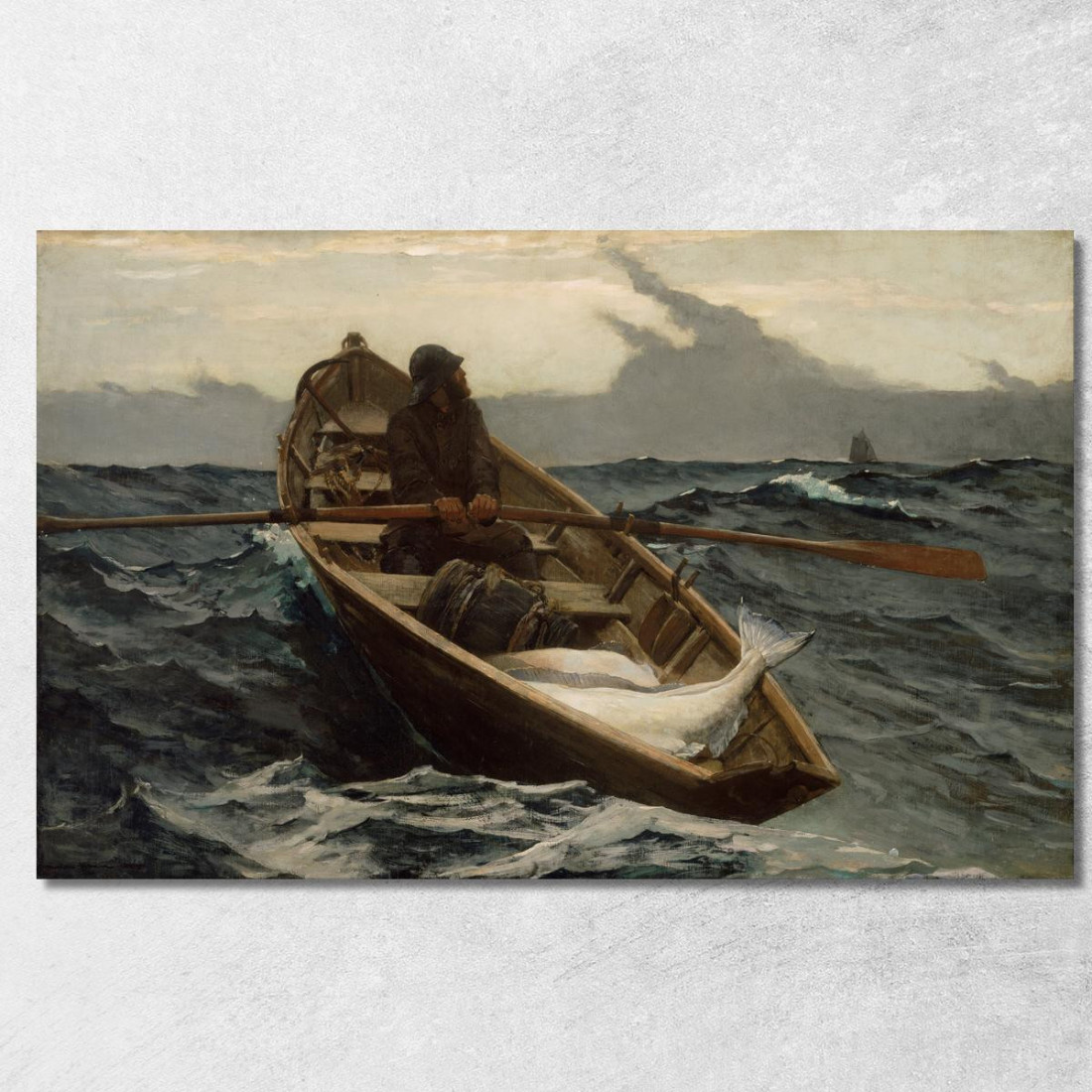 L'Allarme Nebbia Winslow Homer quadro stampato su tela L'Allarme Nebbia Winslow Homer quadro stampato su tela