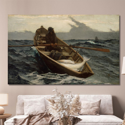 L'Allarme Nebbia Winslow Homer quadro stampato su tela