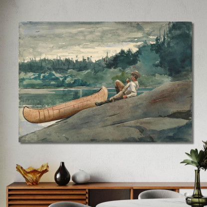 La Guida Winslow Homer quadro stampato su tela