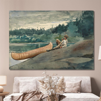 La Guida Winslow Homer quadro stampato su tela