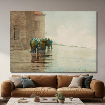 Die Lebensbrigade Winslow Homer drucken auf leinwand