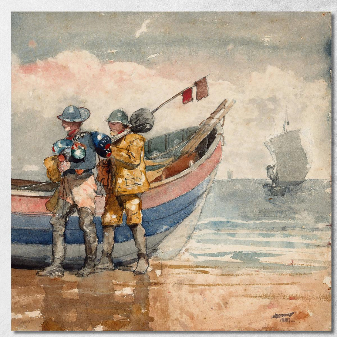 Die Rückkehr Tynemouth Winslow Homer drucken auf leinwand Die Rückkehr Tynemouth Winslow Homer drucken auf leinwand