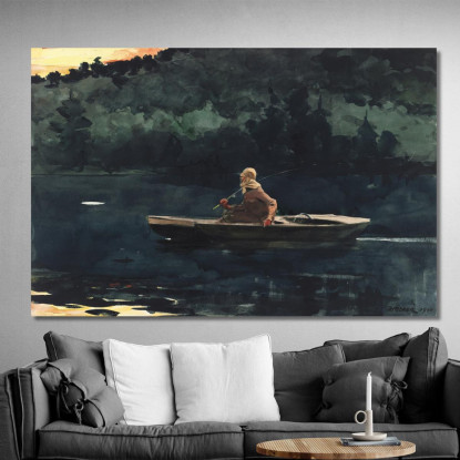 L'Aumento Winslow Homer quadro stampato su tela