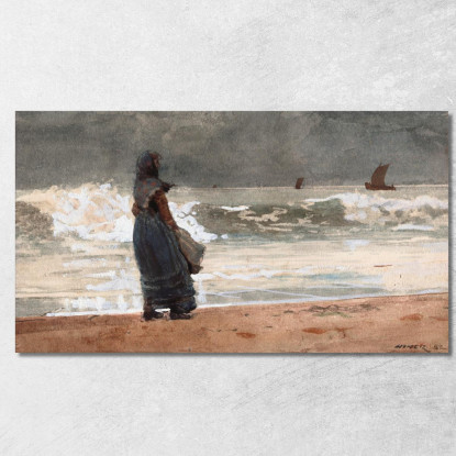 El Vigilante Tynemouth Winslow Homer cuadro en lienzo