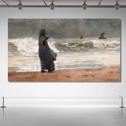 The Watcher Tynemouth Winslow Homer canvas print