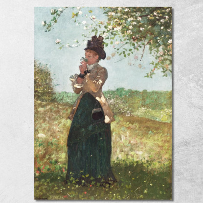 La Giacca Gialla Winslow Homer quadro stampato su tela