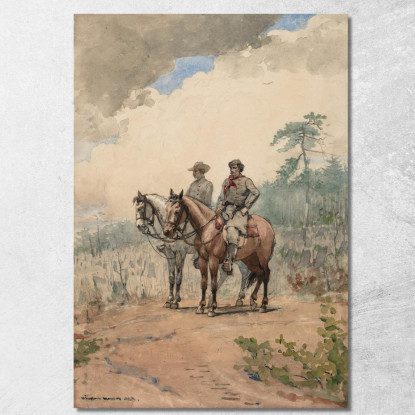 Two Scouts Winslow Homer canvas print