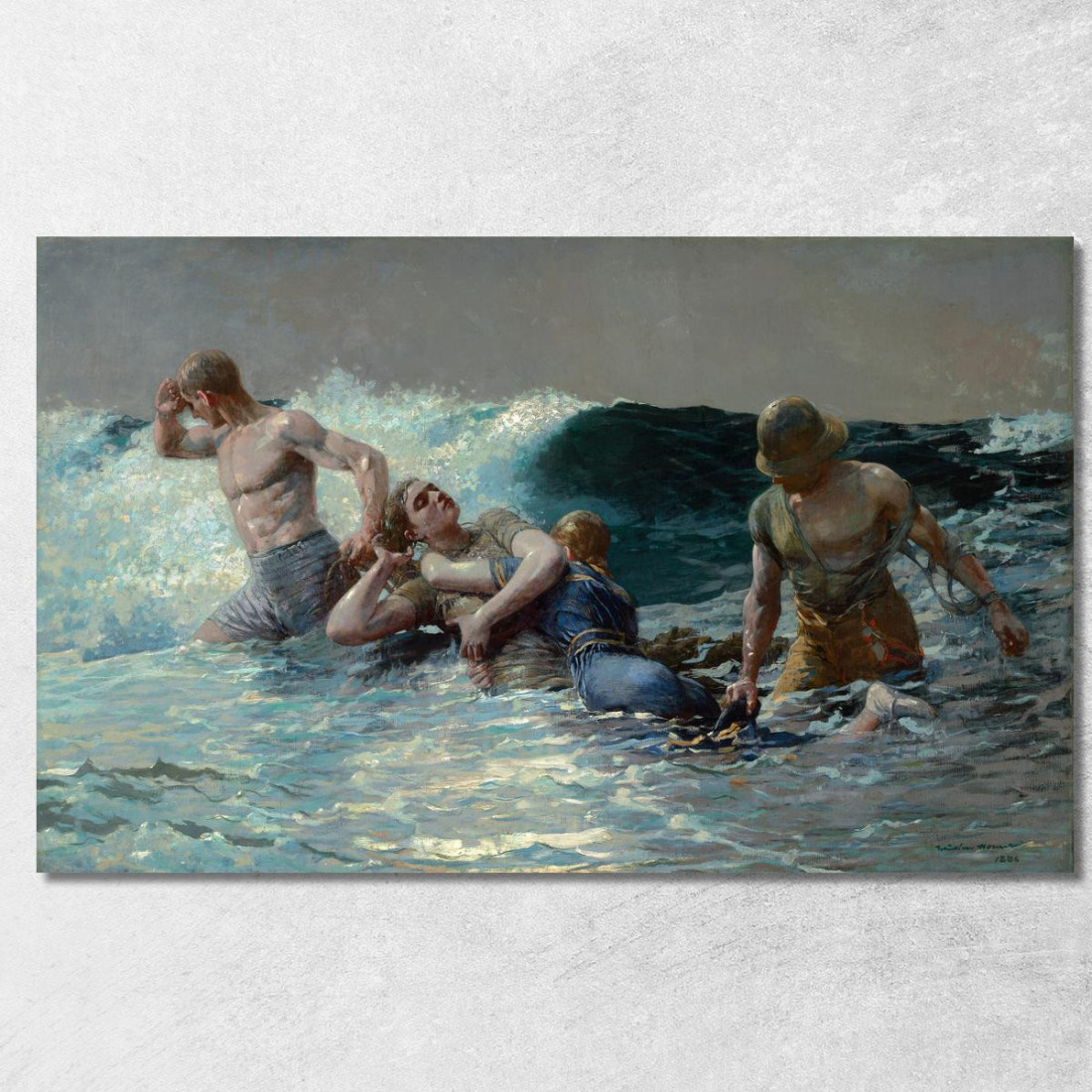 Resaca Winslow Homer cuadro en lienzo Resaca Winslow Homer cuadro en lienzo