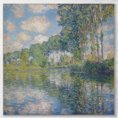 Pioppi Sull'Epte Claude Monet mnt122 quadro stampato su tela