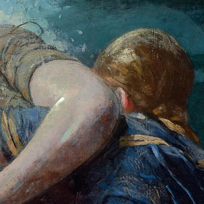 Resaca Winslow Homer cuadro en lienzo