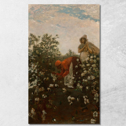 Cotone Dell'Altopiano Winslow Homer quadro stampato su tela