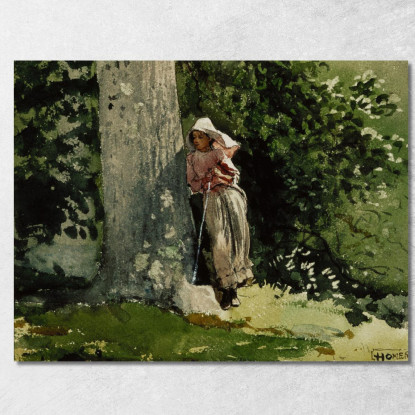 Fatigué Winslow Homer tableau impression sur toile