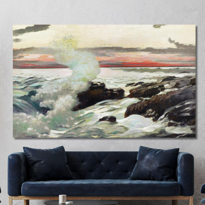 Le Cou De West Point Prout Winslow Homer tableau impression sur toile