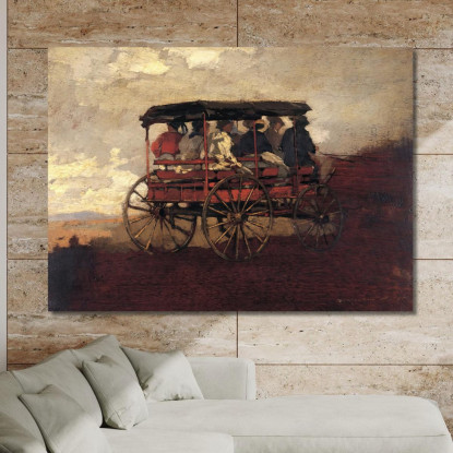 White Mountain Wagon Winslow Homer canvas print