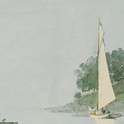 Yate En Una Cala Gloucester Winslow Homer cuadro en lienzo