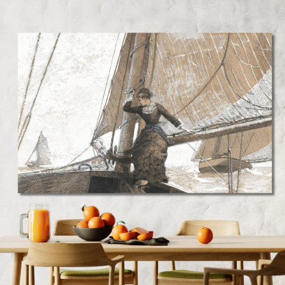 Yachting Girl Winslow Homer canvas print