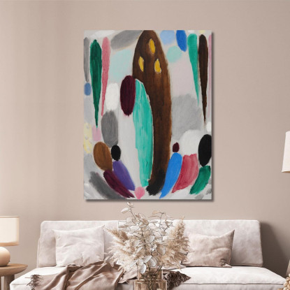 Variante Asconiana Alexej von Jawlensky avj13 quadro stampato su tela