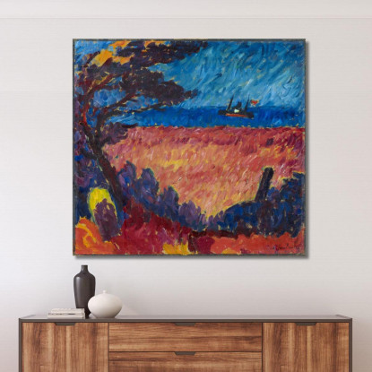 Al Mar Baltico Alexej von Jawlensky avj14 quadro stampato su tela