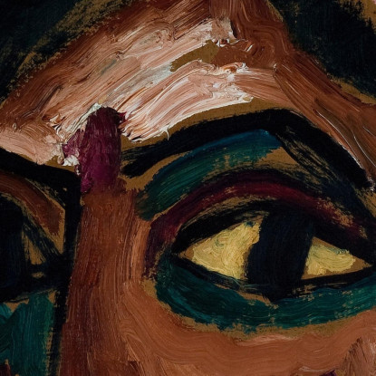 Ragazza Egiziana Alexej von Jawlensky avj26 quadro stampato su tela