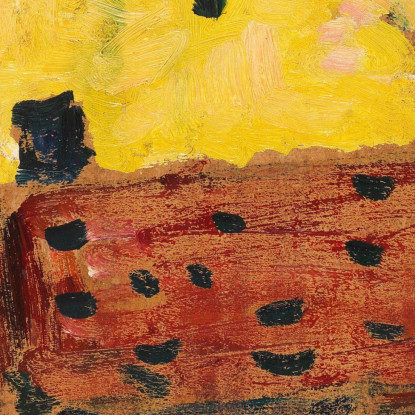 Case Gialle Alexej von Jawlensky avj35 quadro stampato su tela