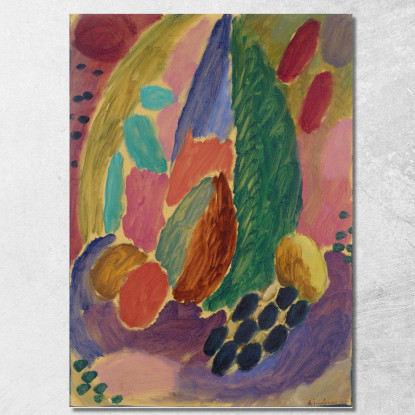 Grande Variazione Alexej von Jawlensky avj50 quadro stampato su tela