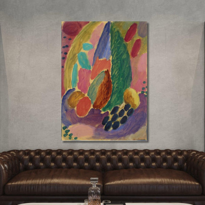 Grande Variazione Alexej von Jawlensky avj50 quadro stampato su tela