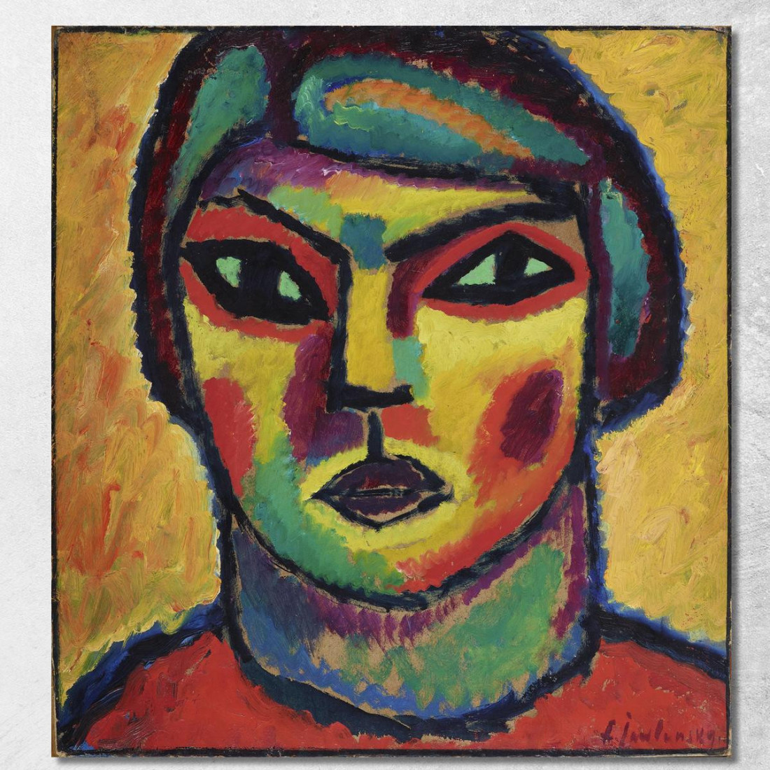 Scadenza Alexej von Jawlensky avj53 quadro stampato su tela Scadenza Alexej von Jawlensky avj53 quadro stampato su tela