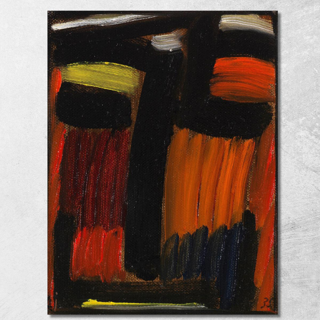 Meditazione 3 Alexej von Jawlensky avj55 quadro stampato su tela