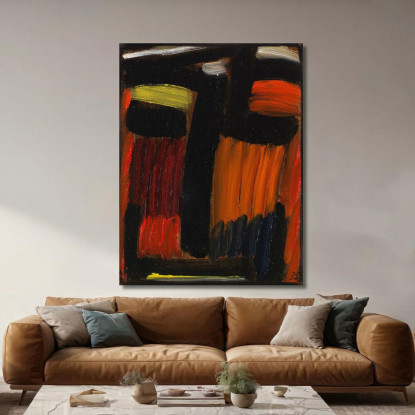 Meditazione 3 Alexej von Jawlensky avj55 quadro stampato su tela