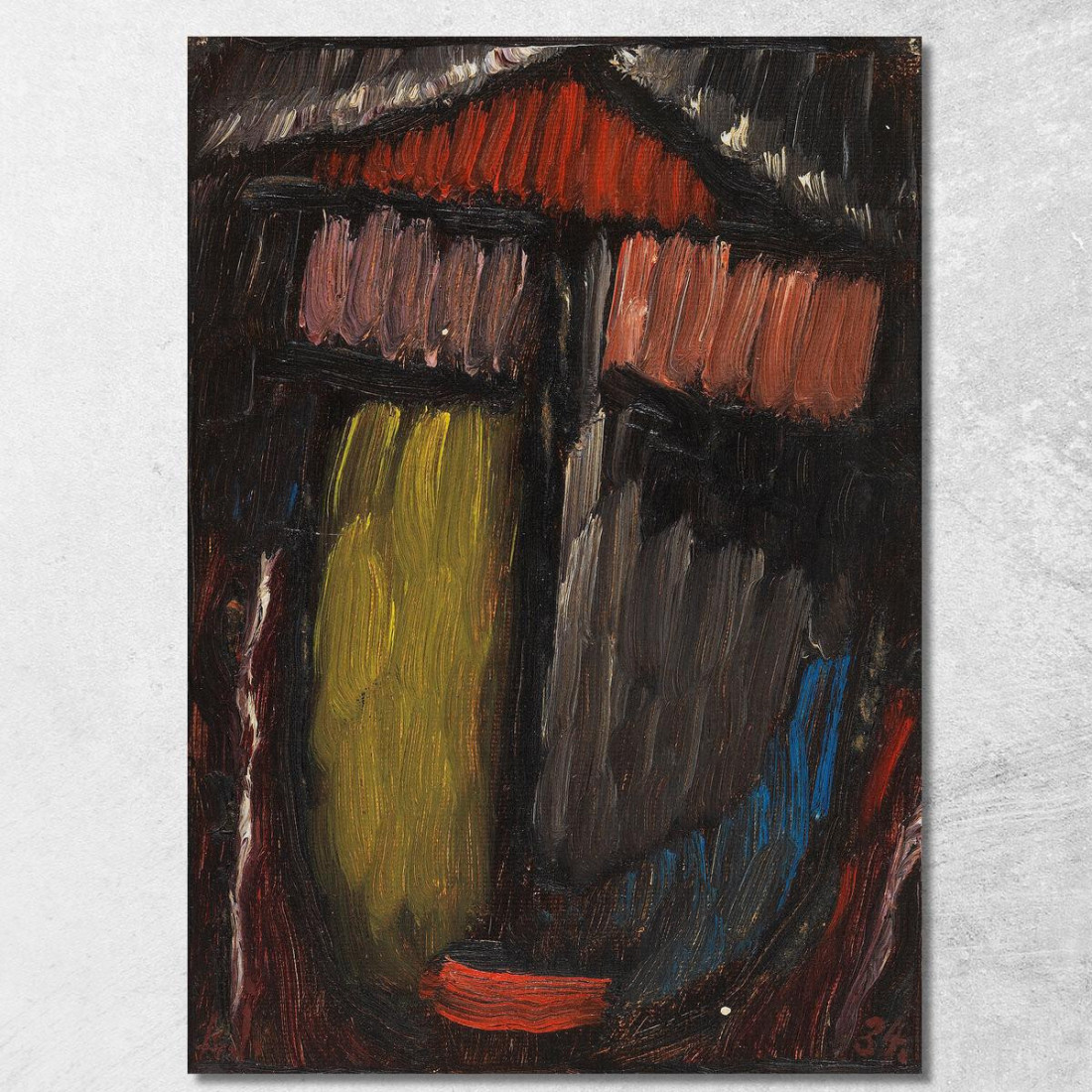 Meditazione N.70 Alexej von Jawlensky avj62 quadro stampato su tela Meditazione N.70 Alexej von Jawlensky avj62 quadro stampato su tela