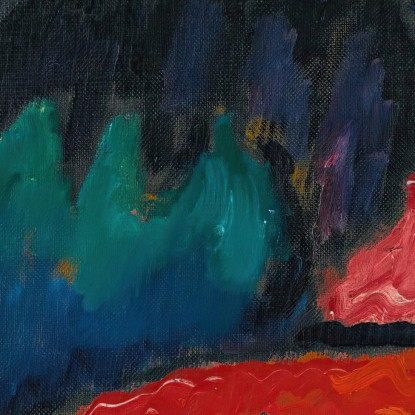 Monti Dell'Oberstdorf Alexej von Jawlensky avj75 quadro stampato su tela