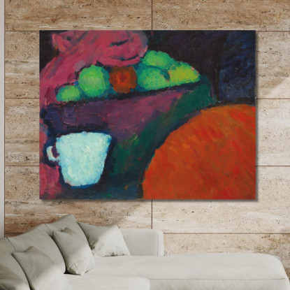Natura Morta Con Tazza Alexej von Jawlensky avj104 quadro stampato su tela