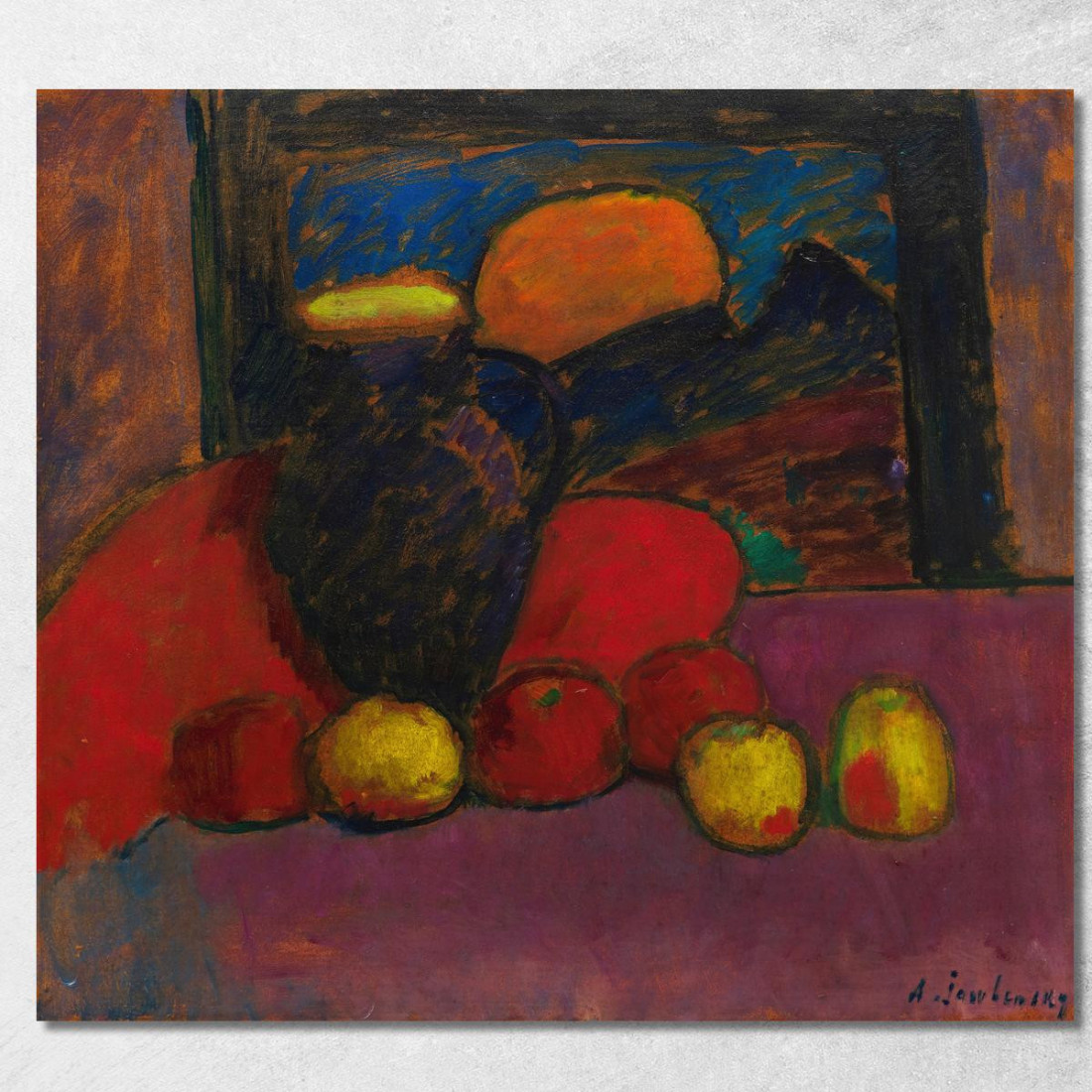 Natura Morta 2 Alexej von Jawlensky avj107 quadro stampato su tela Natura Morta 2 Alexej von Jawlensky avj107 quadro stampato su tela