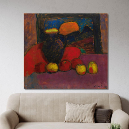 Natura Morta 2 Alexej von Jawlensky avj107 quadro stampato su tela