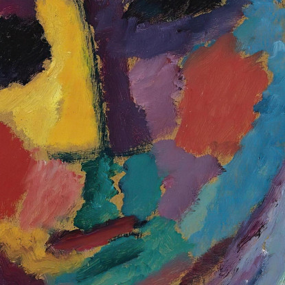 La Donna Pensante Alexej von Jawlensky avj117 quadro stampato su tela