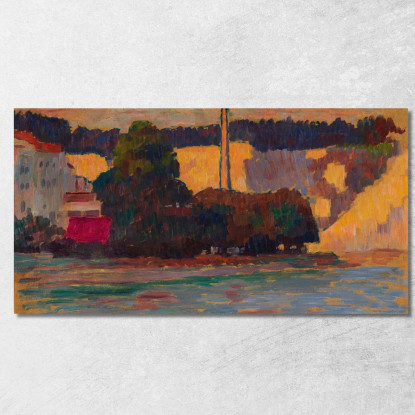 Wasserburg Alexej von Jawlensky avj128 quadro stampato su tela