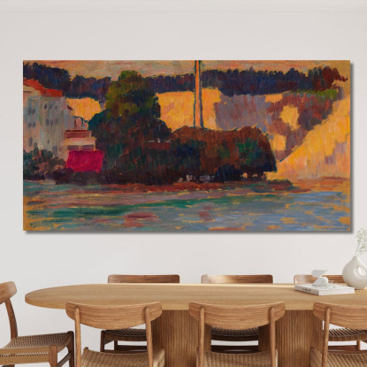 Wasserburg Alexej von Jawlensky avj128 quadro stampato su tela