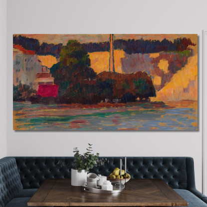 Wasserburg Alexej von Jawlensky avj128 quadro stampato su tela