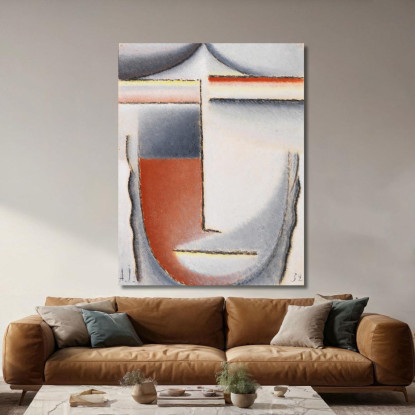 Umore Invernale Testa Astratta Alexej von Jawlensky avj130 quadro stampato su tela