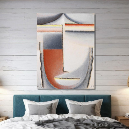 Umore Invernale Testa Astratta Alexej von Jawlensky avj130 quadro stampato su tela