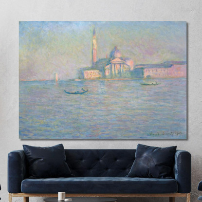 La Chiesa Di San Giorgio Maggiore Venezia Claude Monet mnt143 quadro stampato su tela