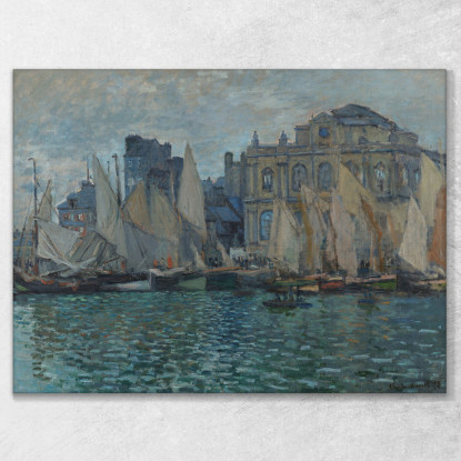 Il Museo Di Le Havre Claude Monet mnt146 quadro stampato su tela