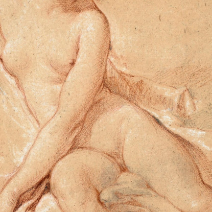 Un Nudo Femminile Seduto François Boucher fbc3 quadro stampato su tela