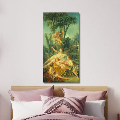 Cupido Prigioniero François Boucher fbc21 quadro stampato su tela
