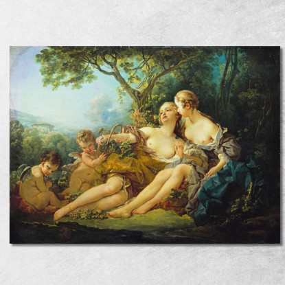 Erigone Conquistò Erigone Vanitosa François Boucher fbc30 quadro stampato su tela