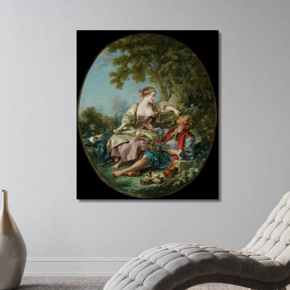 Zoccoli François Boucher fbc48 quadro stampato su tela
