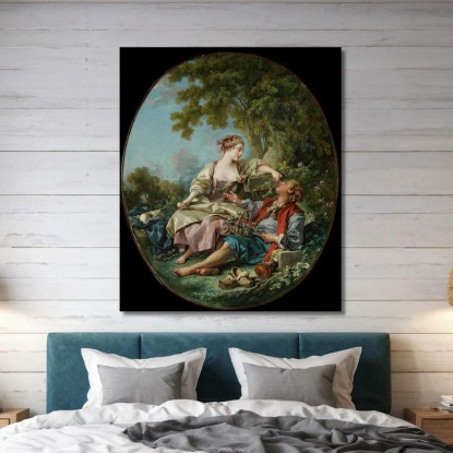 Zoccoli François Boucher fbc48 quadro stampato su tela